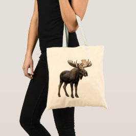 BOLSA TOTE REALISTIC MOOSE DESIGN. SAMER BRASIL