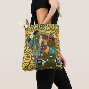 Bolsa Tote Realização aka o abraço por Gustavo Klimt
