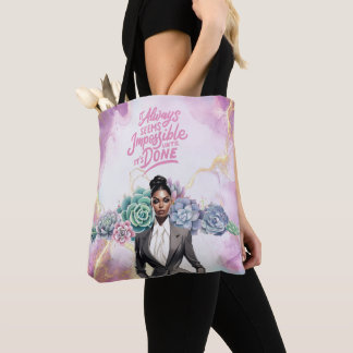 Bolsa Tote Realização Motivacional Lady Boss