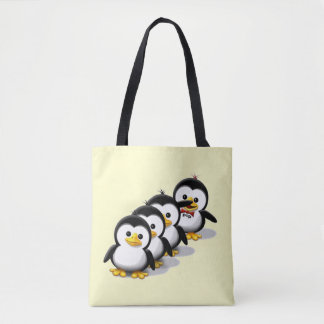 Bolsa Tote Rebanho dos pinguins