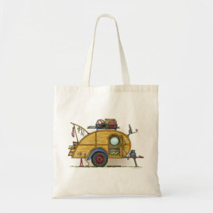 Bolsa Tote Reboque bonito do viagem do campista da lágrima d