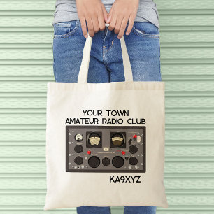 Bolsa Tote Receptor clássico de rádio Hammarlund SP-600