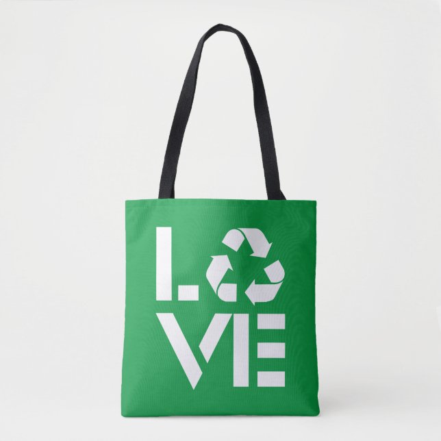 Bolsa Tote Reciclar Love (Frente)