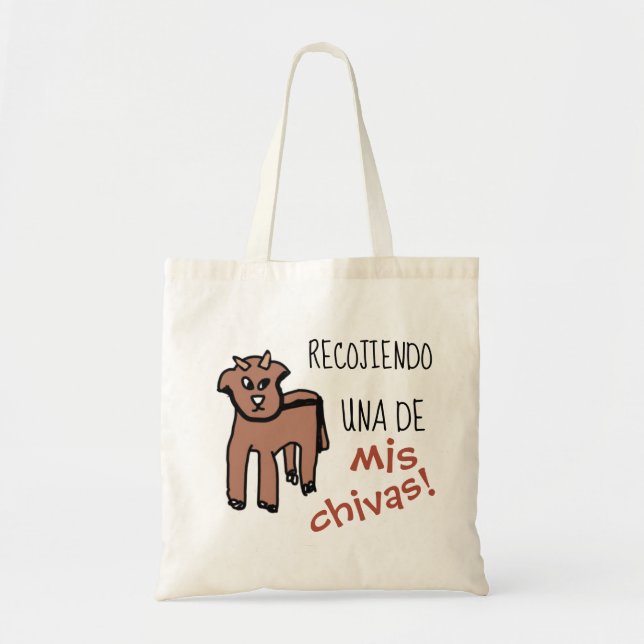 Bolsa Tote Reconhecimento tus chivas y the vas tote bag (Frente)