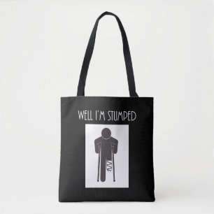 Bolsa Tote Recuperação Engraçada Da Amputee Das Pernas Fic