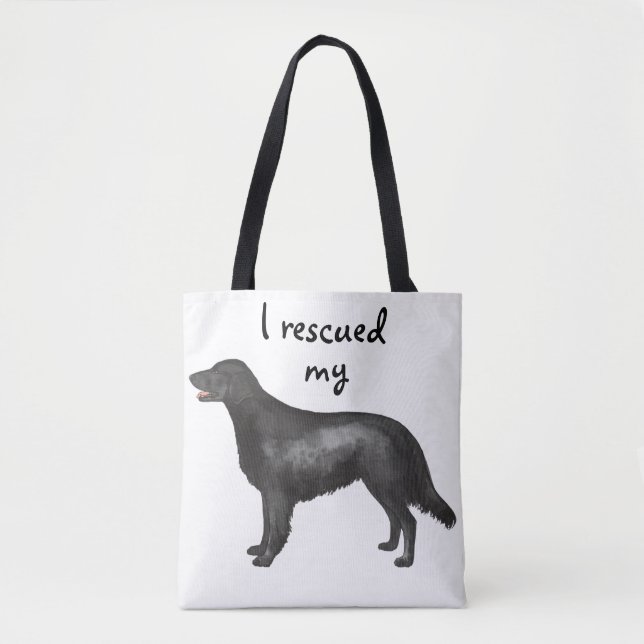 Bolsa Tote Recuperar Retriever Revestido Plano (Frente)