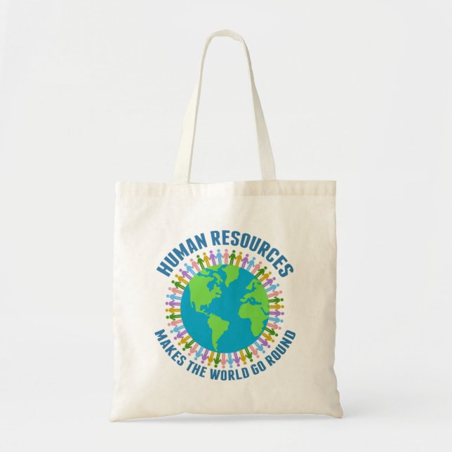 Bolsa Tote Recursos Humanos fazem o mundo girar em torno de R (Frente)