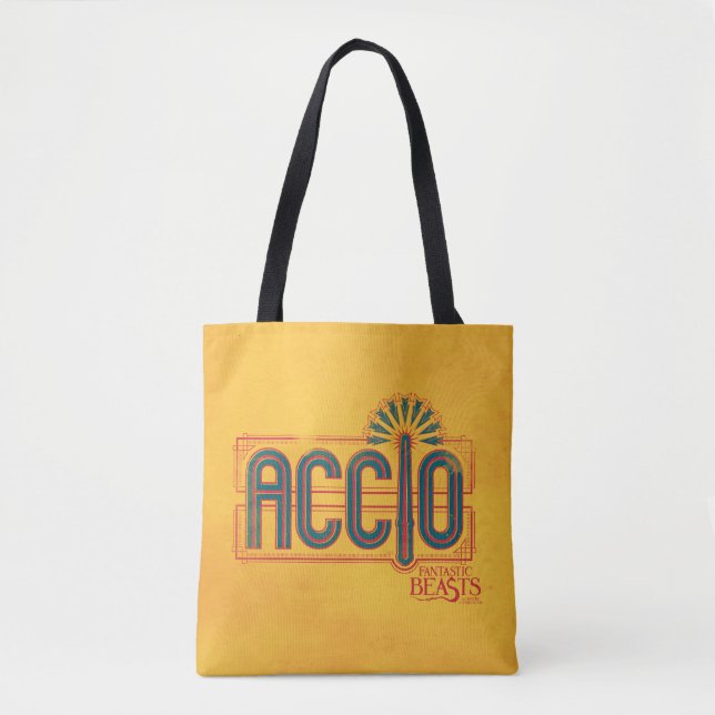Bolsa Tote Red Art Deco ACCIO™ Spell Graphic (Frente)