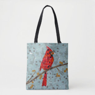 Bolsa Tote Red Cardinal, a ave do Natal