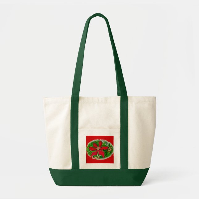 Bolsa Tote Red Clematis Felry Natal (Frente)