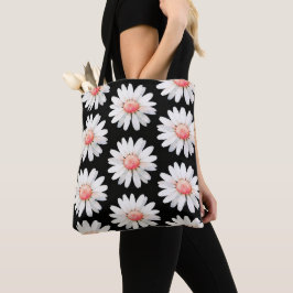Bolsa Tote Red Dotted Daisy's