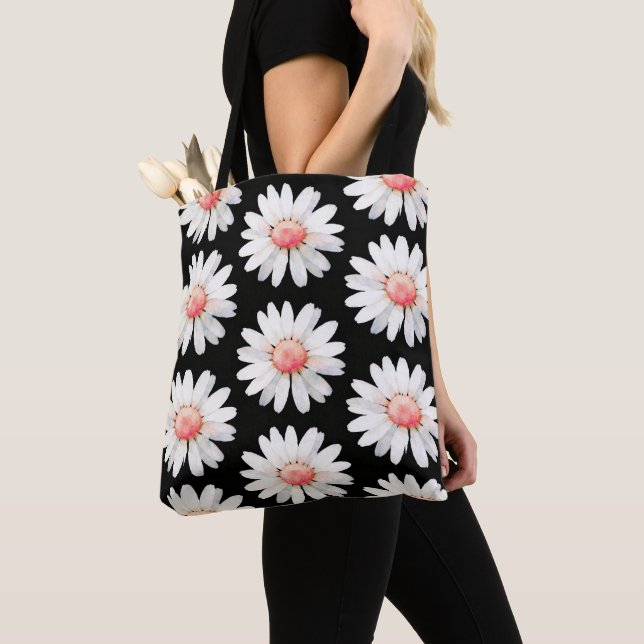 Bolsa Tote Red Dotted Daisy's (Close Up)
