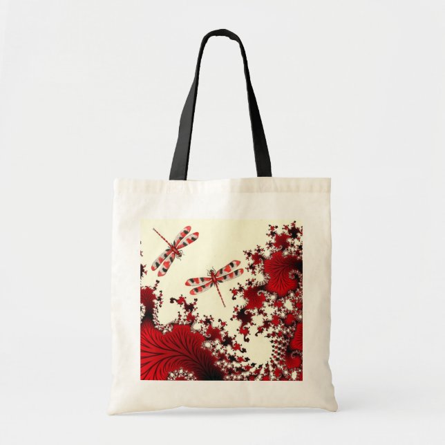 Bolsa Tote Red Dragonfly Tote Bag (Frente)