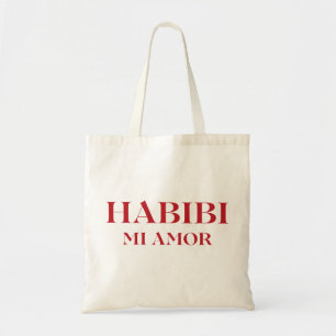 Bolsa Tote Red Habibi Mi Amor