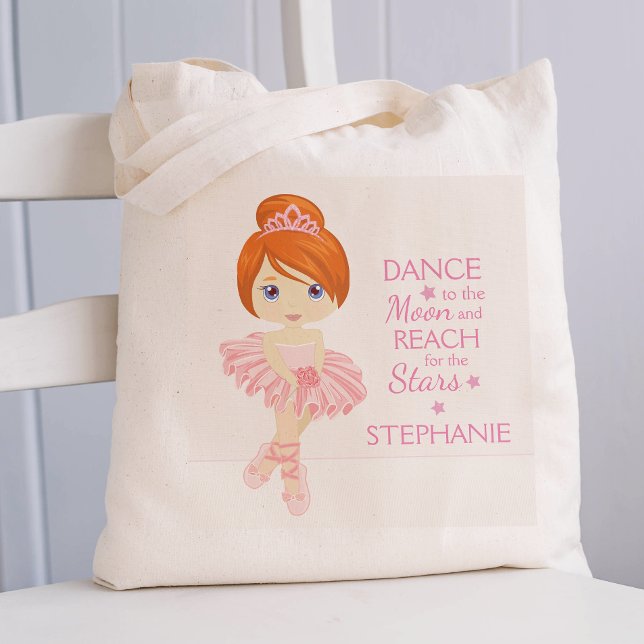 Bolsa Tote Red Hair Ballerina (Criador carregado)
