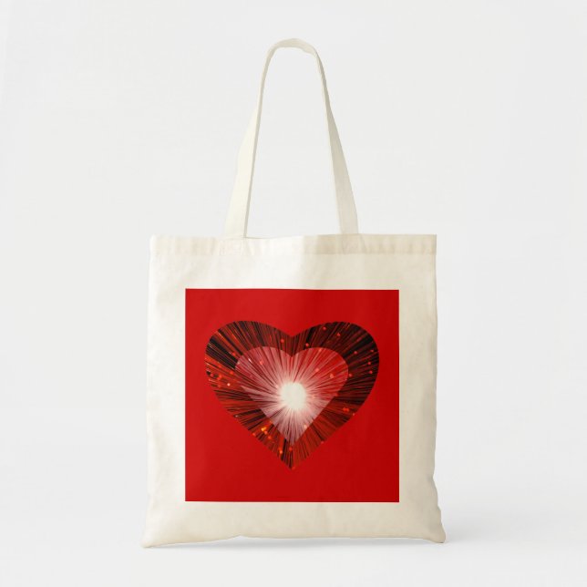 Bolsa Tote Red Heart 'Heart' tote bag red (Frente)