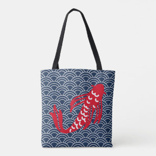 Bolsa Tote Red Koi Fish