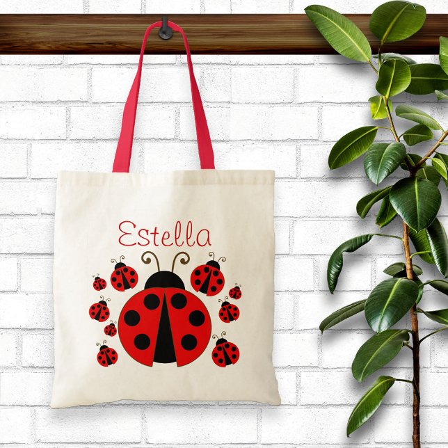 Bolsa Tote Red Ladybug Tote Bag (Criador carregado)