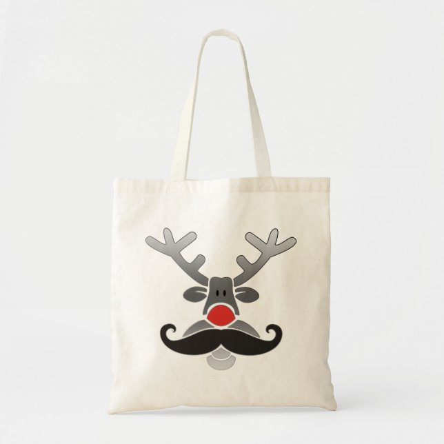 Bolsa Tote Red Nosed com bigode (Frente)