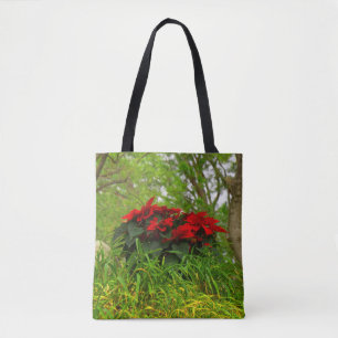 Bolsa Tote Red Poinsettia