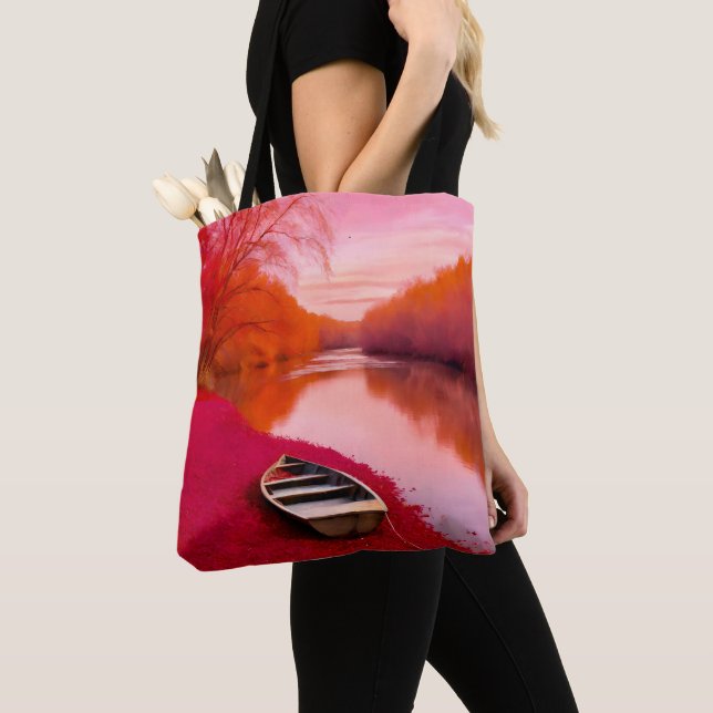 Bolsa Tote Red River Sunrise (Close Up)