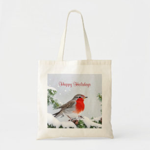 Bolsa Tote Red Robin Holiday - Banheira de Natal
