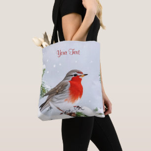 Bolsa Tote Red Robin Holiday - Banheira de Natal