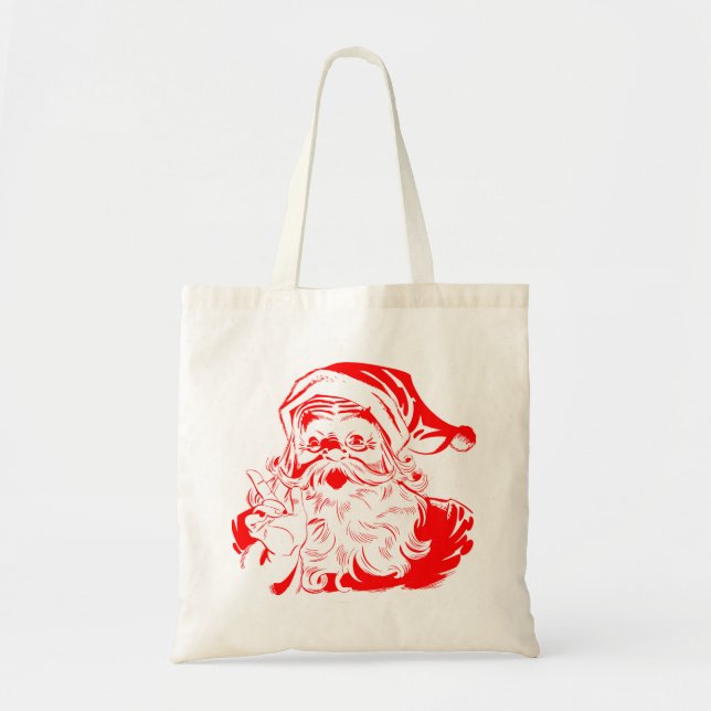 Bolsa Tote Red Santa Claus (Frente)