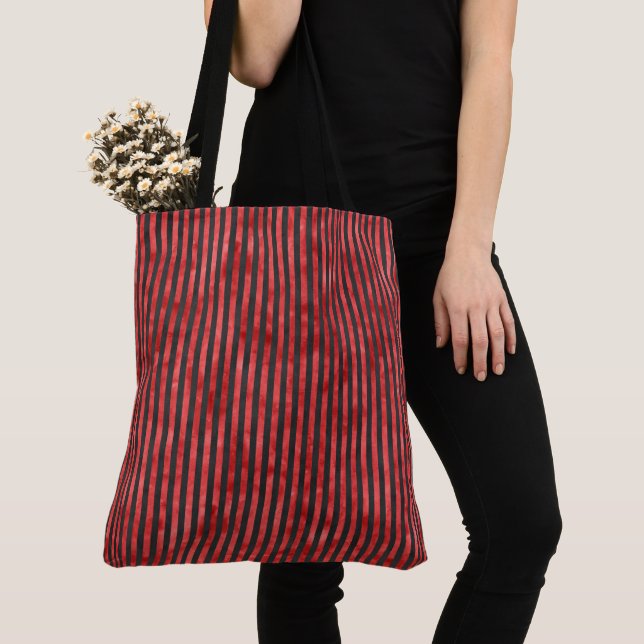 Bolsa Tote Red Skulls and Sunflower Series Design 11 (Close Up)