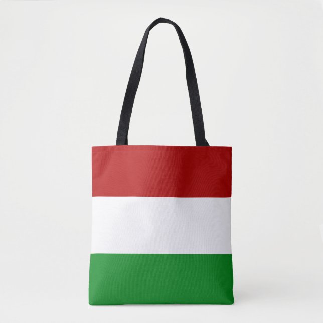 Bolsa Tote Red White Green Flag (Frente)