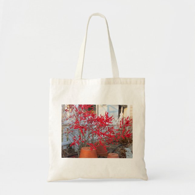 Bolsa Tote Red Winter Berries - Martha's Vineyard (Frente)