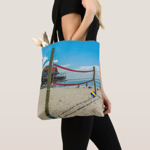 Bolsa Tote Rede e Areia de Voleibol de Praia