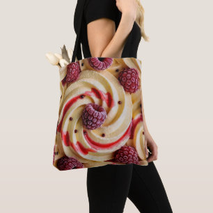 Bolsa Tote Redemoinho de Framboesa Cremoso - Estética de Sobr