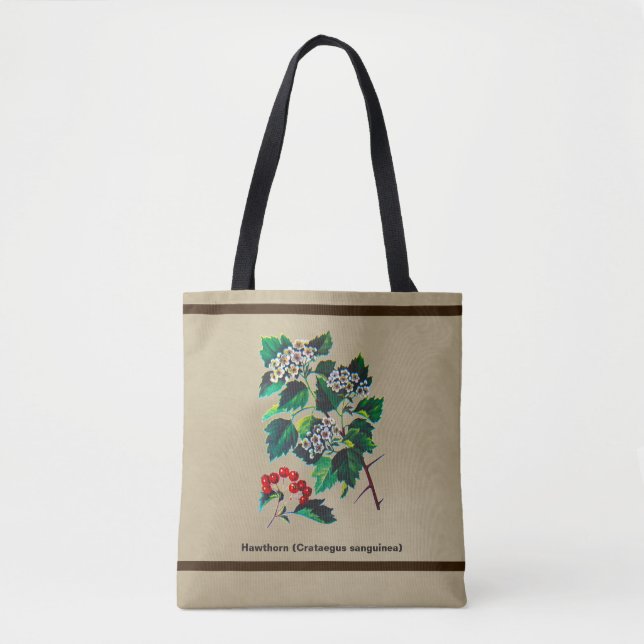 Bolsa Tote Redhaw Hawthorn Em Papel Antigo (Frente)