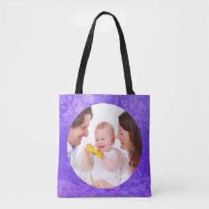 Bolsa Tote Redondo no formato quadrado 3 + sua foto