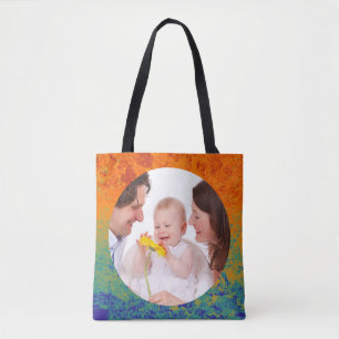 Bolsa Tote Redondo no formato quadrado 4 + sua foto