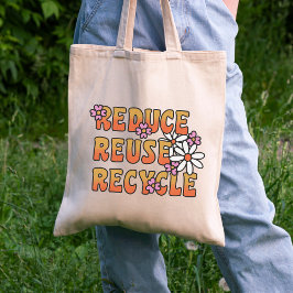 Bolsa Tote Reduce, Reuse, Recycle | Positive Social massage