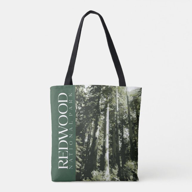 Bolsa Tote Redwood Bolsa, National Park Bag (Verso)