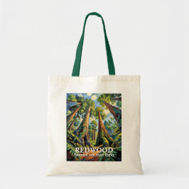 Bolsa Tote Redwoods National Park California Van Gogh Custom
