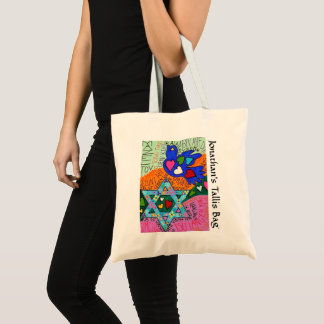 Bolsa Tote Reflexão Iídica de Coração Tallit Bag