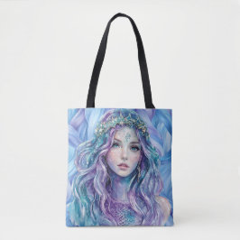 Bolsa Tote Reflexão Mística Sereia Tota Bag-