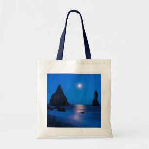 Bolsa Tote Reflexo do Nascer da Lua Islândia, Reynisdrangur