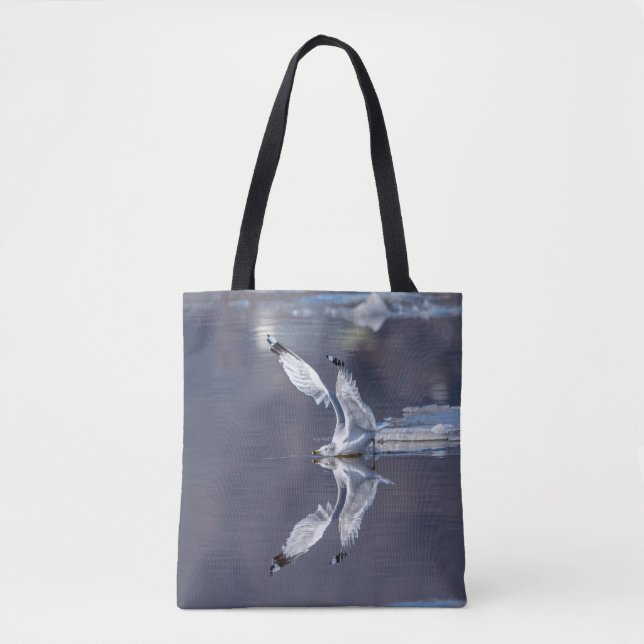 Bolsa Tote Reflexões de Gaivota (Frente)