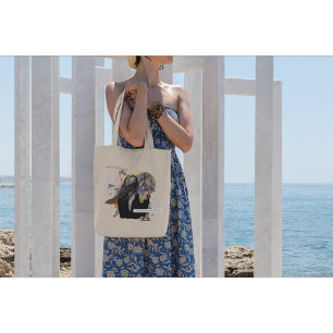 Bolsa Tote Reflexões Mindosas: Uma Viagem Surreal Arte Surrea