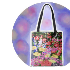 Bolsa Tote Refrigeração De Flores Brilhantes De Pintura Multi