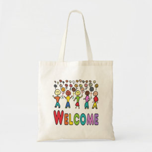 Bolsa Tote Refugiados e migrantes são bem-vindos