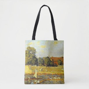 Bolsa Tote Regata em Hampton Court Alfred Sisley Poster
