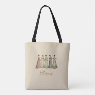 Bolsa Tote Regency Ladies para fãs de Jane Austen