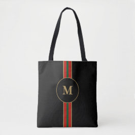 Bolsa Tote Reggae Night Personalized Rasta Stripe