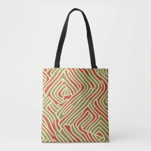 Bolsa Tote Reggae Tribal Line Art
